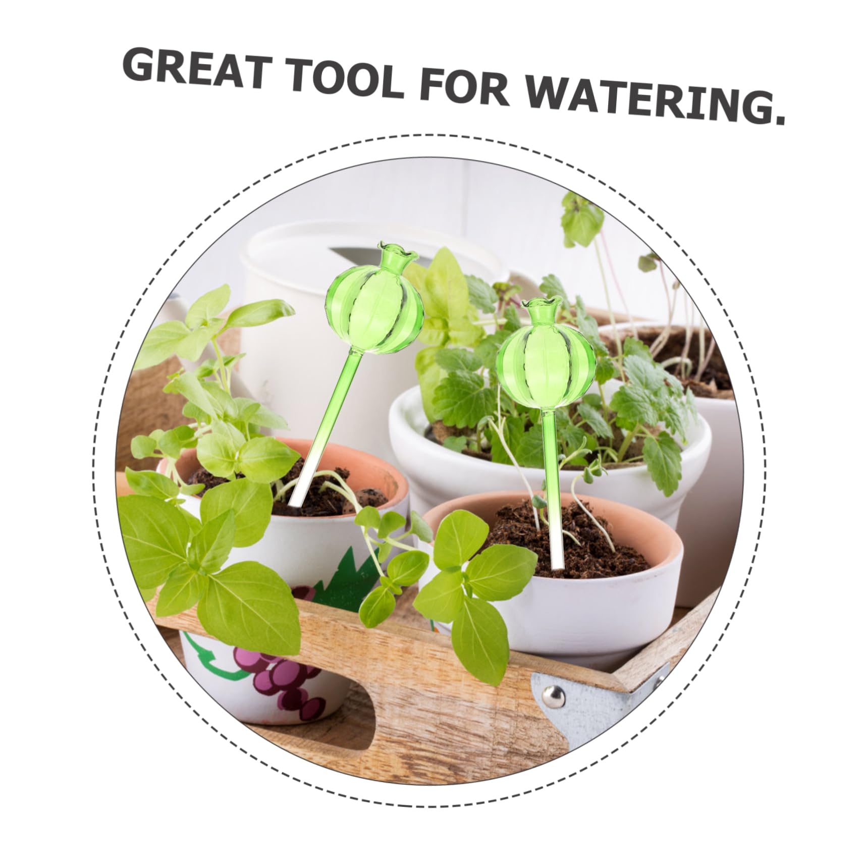 POPETPOP 12 Pièces Pot de Fleurs à arrosage Automatique Plante d'intérieur Jardinage Outillage Pot de rempotage Pots de Fleurs bulbes d'arrosage des Plantes Globes d'arrosage Un Verre