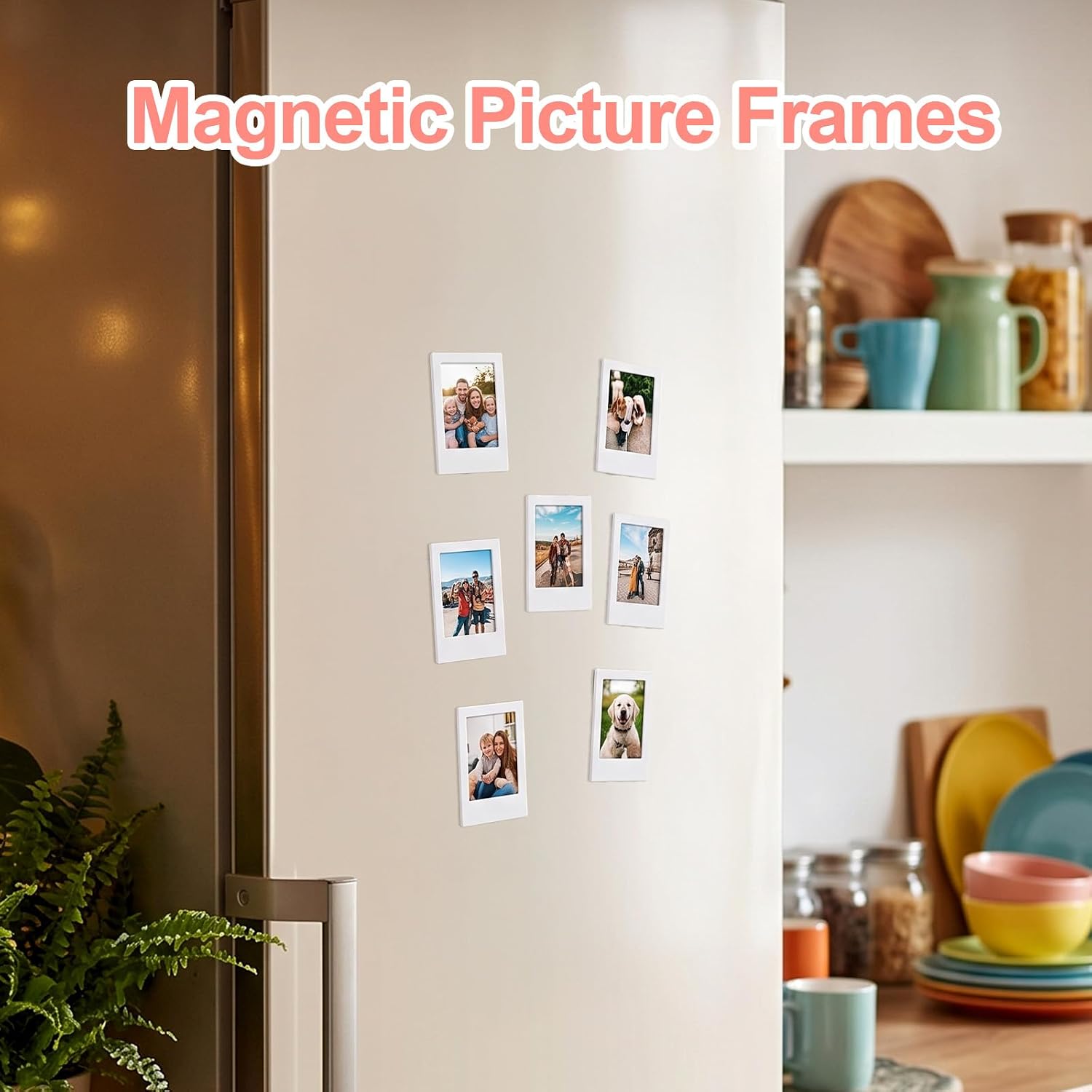 36Pcs 3 Inch Magnetic Picture Frame Polaroid Fridge Magnet Mini