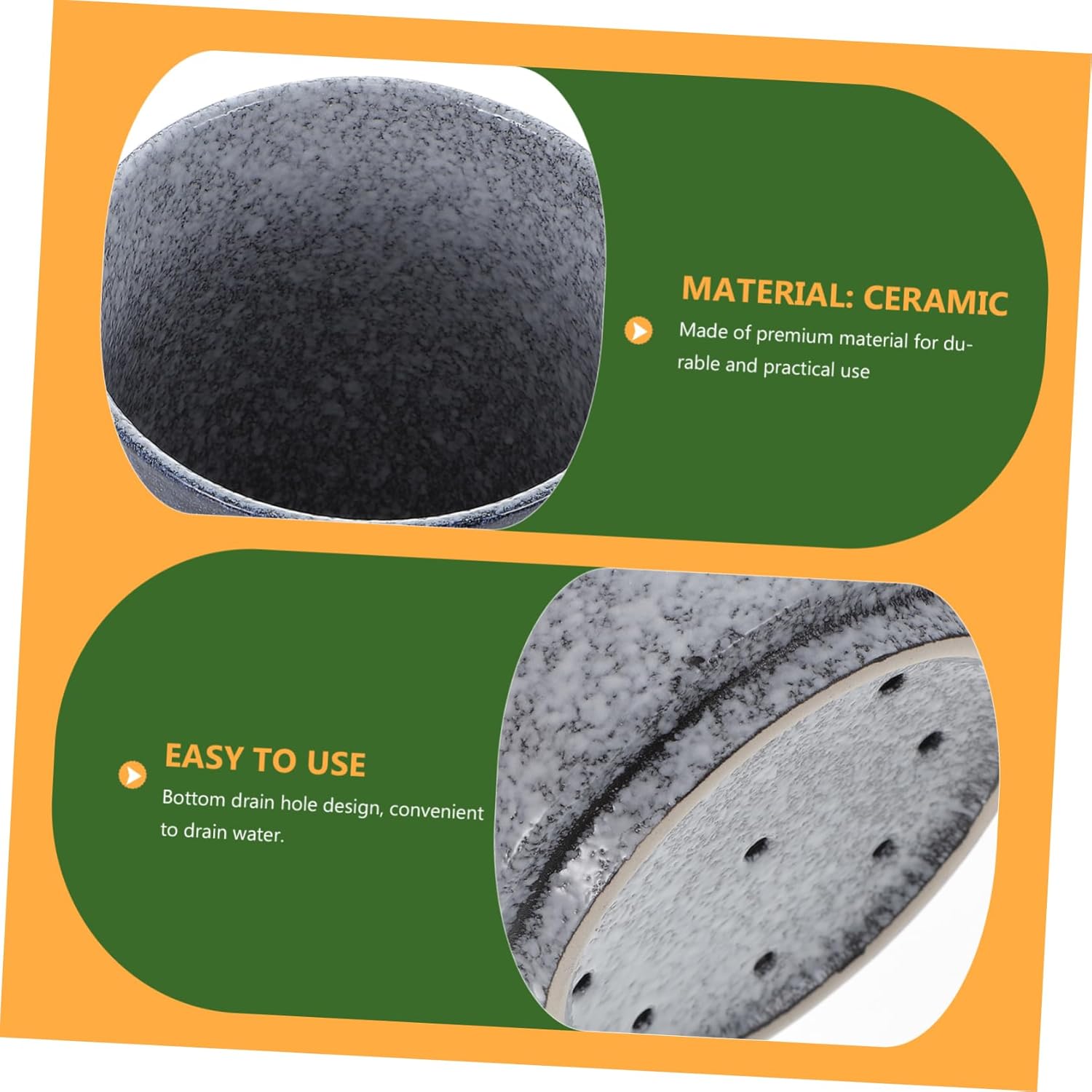 Ceramic Chopsticks Holder Storage Container for Kitchen Dishes Drying Rack Sink Organizer