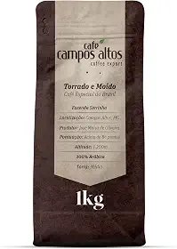 Café Campos Altos, Café Especial Torrado e Moído, 1Kg