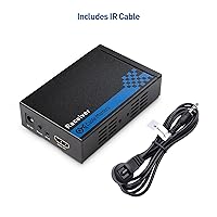 Vista 5 de Cable Matters Caja receptora para extensor HDMI de montaje en pared con TCP/IP, hasta 300 pies, 1080P, configuración de 1 a muchos
