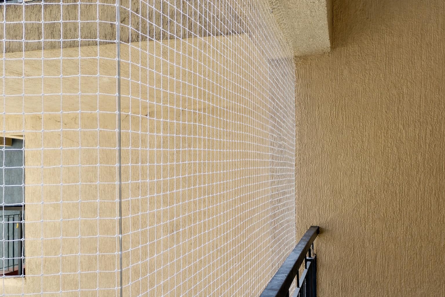 Knotwise - Bird Net | UV Stabilised Nylon Build | All Weather Resistant | Anti-Pigeon Net with Clips & Tying Ropes | Anti Bird Net for Balcony | Waterproof Net (10 feet x 6 feet)-image-37