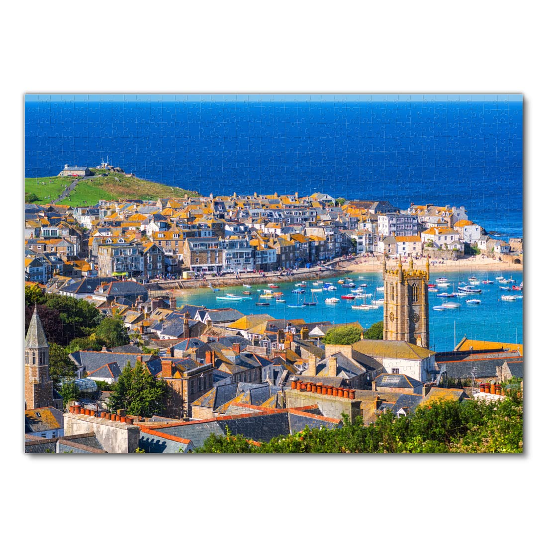 Lais Puzzle Conwy Castle In Wales – 1000 Teile, Mit Detailreichem Druck Und Stabiler Schachtel