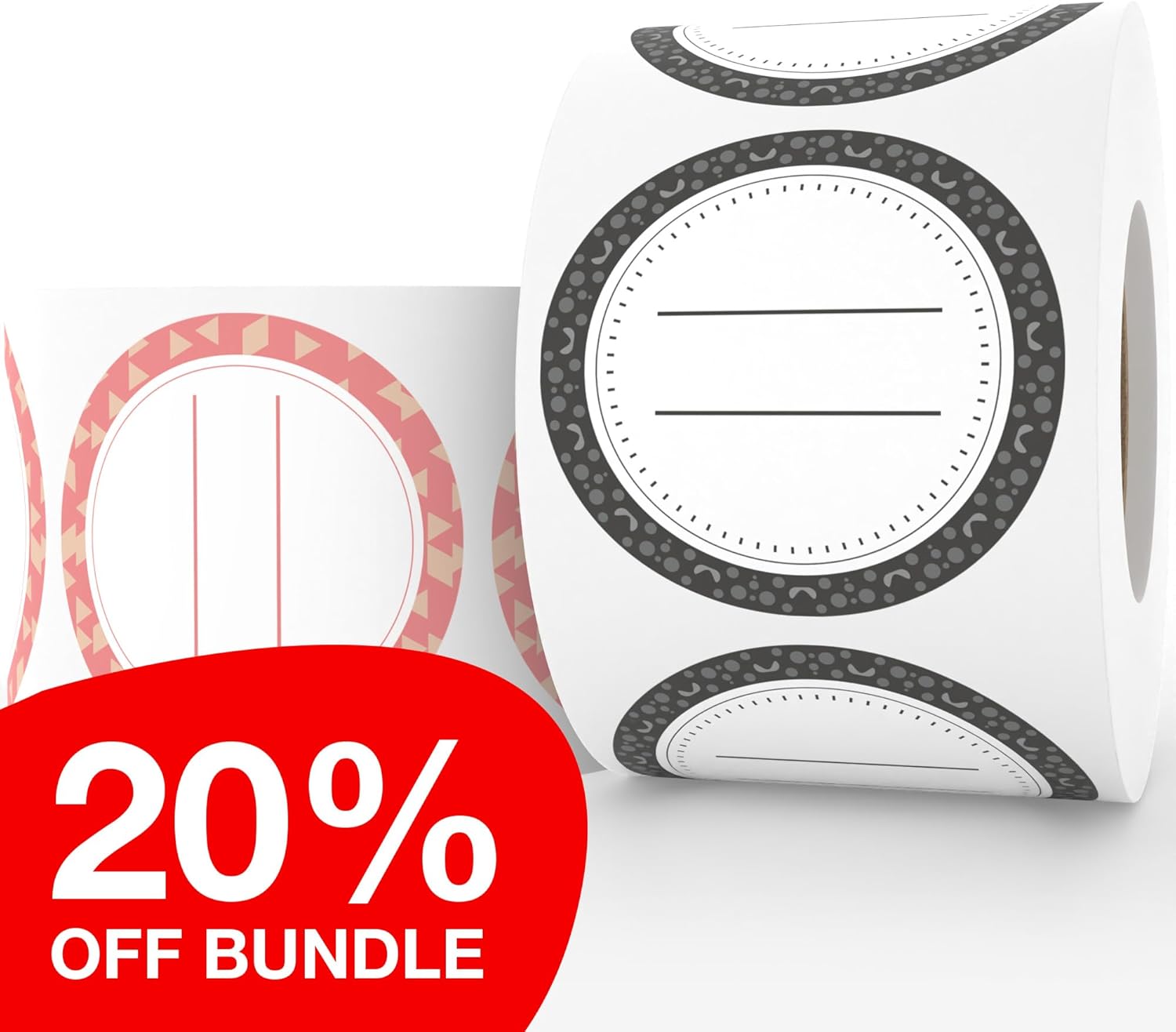 MESS Dissolvable Canning Labels for Jars – 400 Dissolvable Mason Jar Labels - Dissolvable Food Labels for Containers - Jam Homemade Canning Jar Labels Stickers - Removable Mason Jar Labels 2"