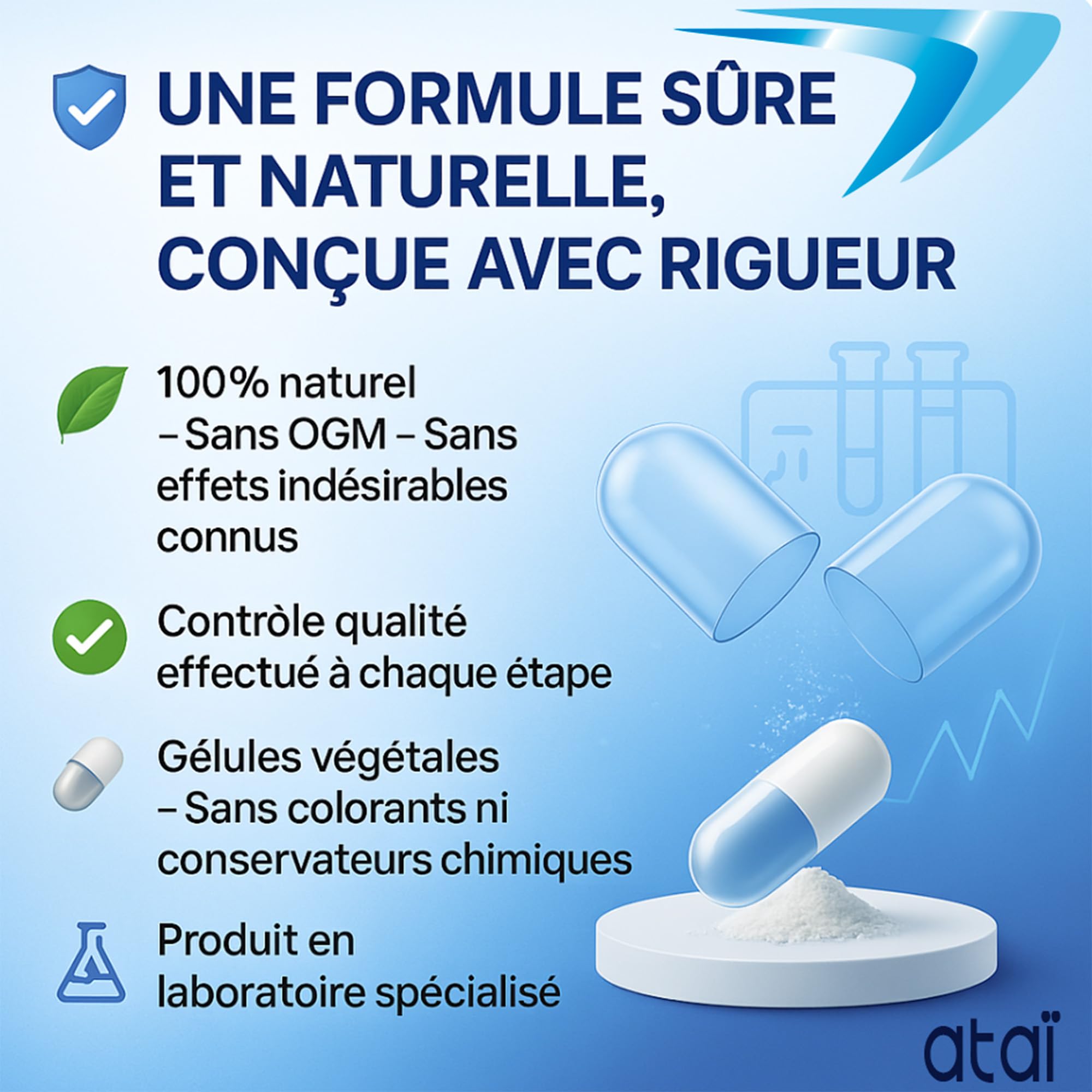 Formule améliorée Homme - Virilité énergie Masculine/Tonifiant Intense pour Homme/Performances et endurance / 10 gélules pour Circulation Sanguine/MACA PANAX GINSENG/FORTENIUM ataï