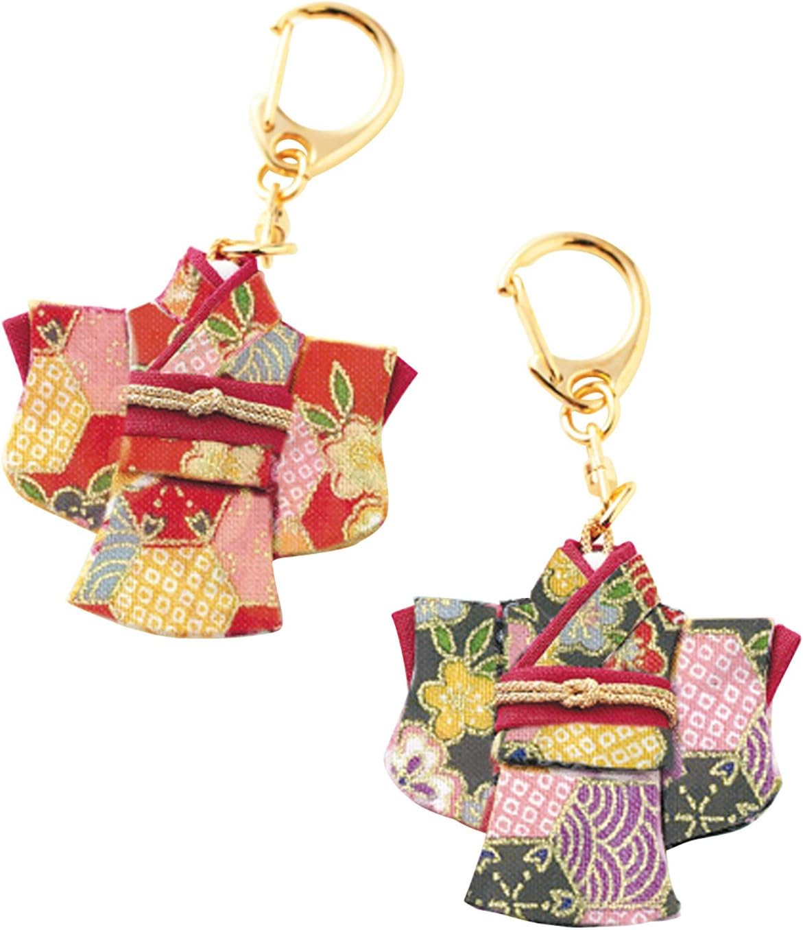 Panami Handicraft kit sewn not to make Japanese Mini Kimono Keychain LH – 95