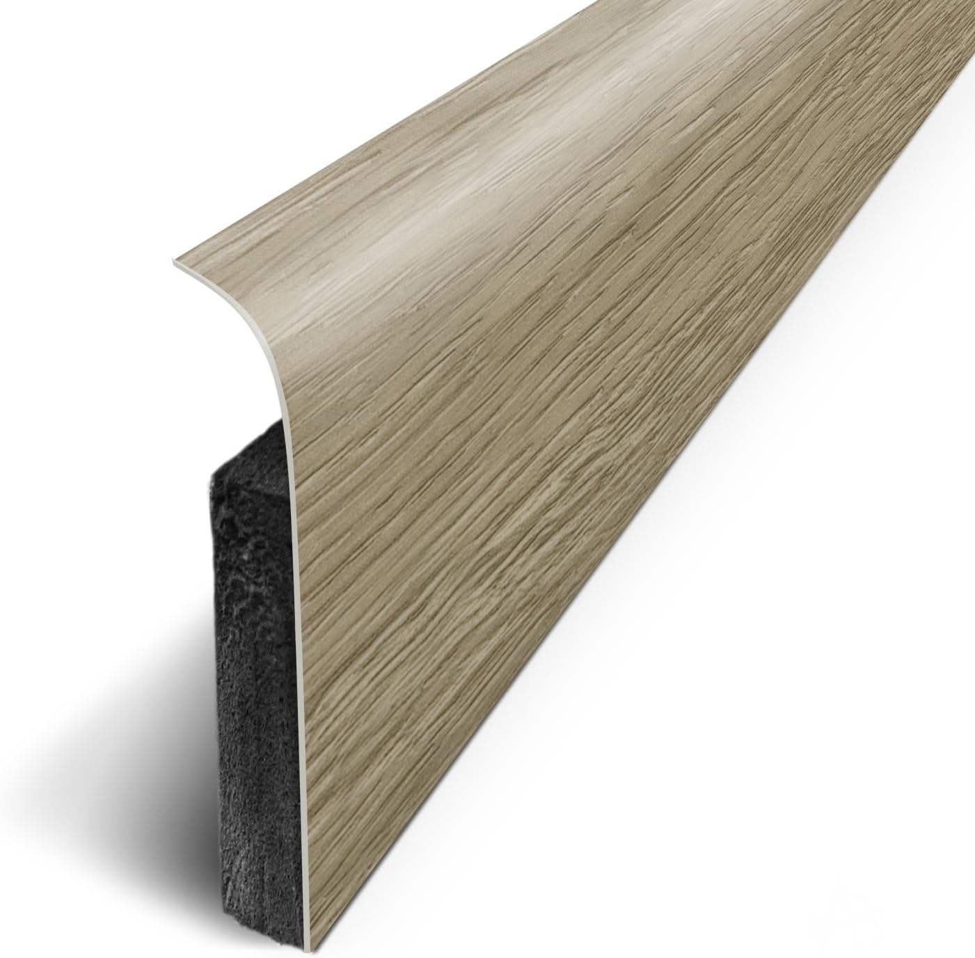 3M Pack of 5 Adhesive Skirting Boards, 120 x 70 cm, Brown, D180516D