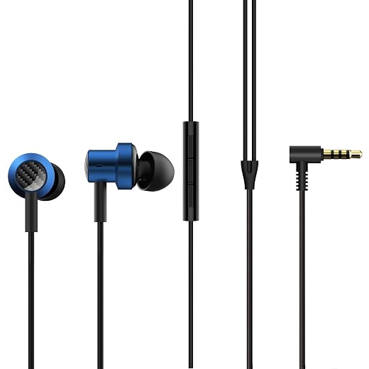MI Dual Driver Wired in Ear Earphones with Mic (Blue)