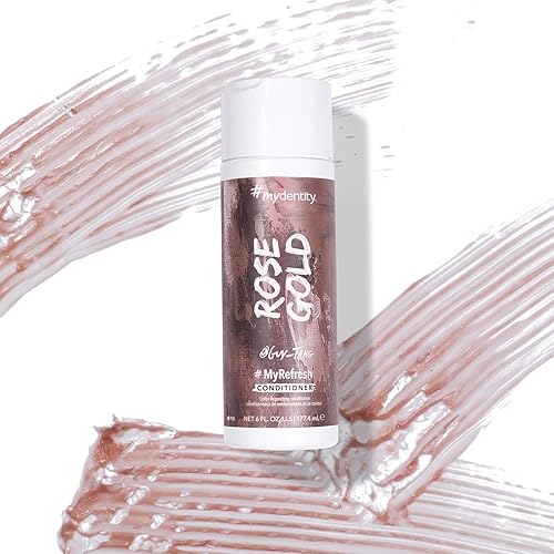 Miniatura 26 de #MYDENTITY MyRefresh - Acondicionador de depósito de color, 6 onzas, tinte temporal para el cabello, color dura hasta 25 lavados Mística azul