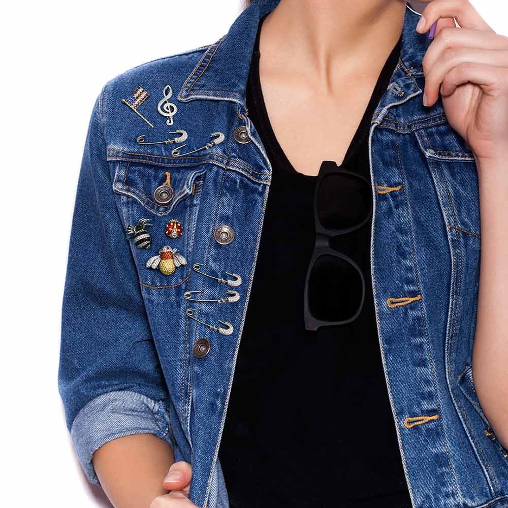 Orecchini, collana e spilla con nota musicale a chiave di sole, per donne e ragazze adolescenti insegnanti studenti, in argento Sterling 925