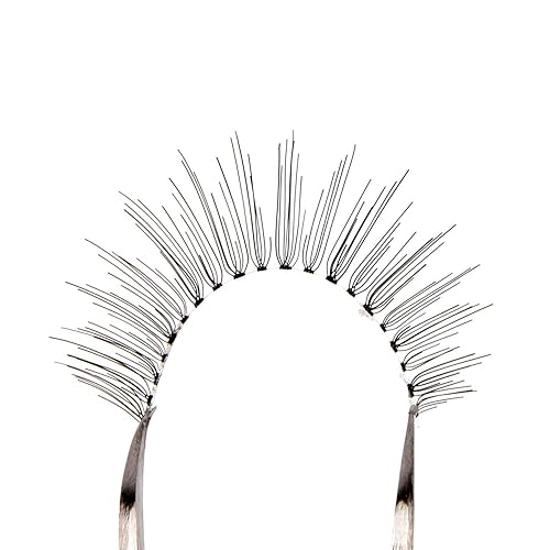 Miniatura 6 de ALICE Pestañas postizas naturales anudadas a mano, 5 pares, paquete múltiple de 110 unidades