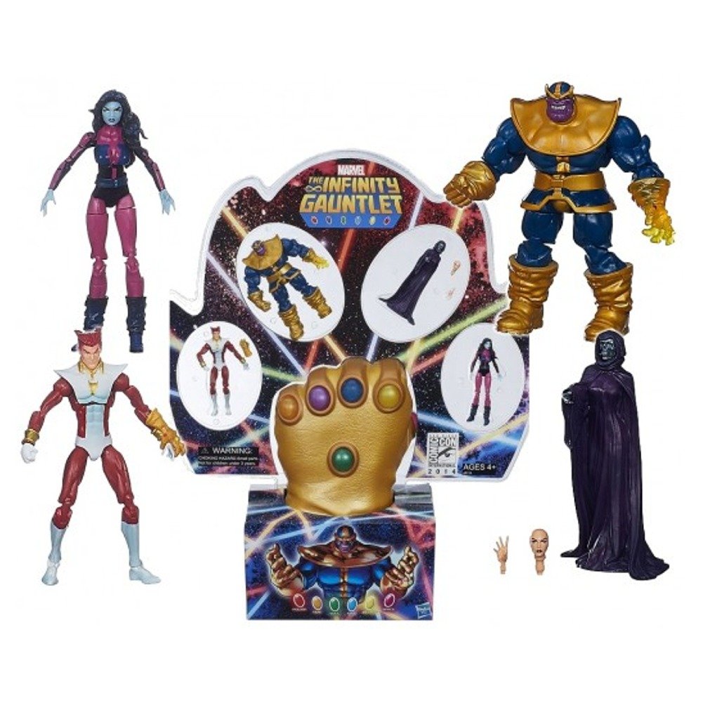 Amazon.com: 2014 SDCC Exclusive Infinity Gauntlet Set Hasbro
