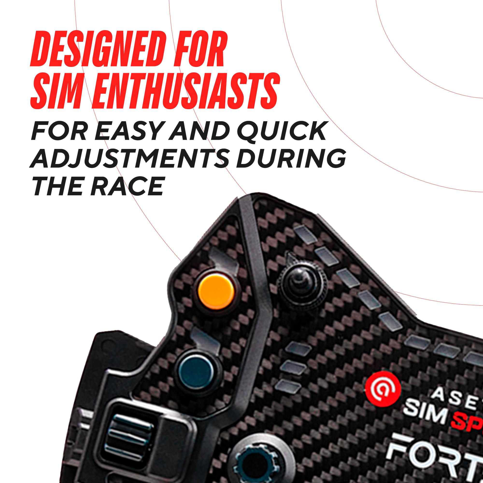 Amazon.com: ASETEK Forte GT Button Box | Sim Racing Control Panel