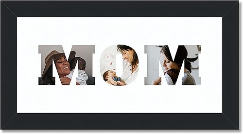 Miniatura 7 de Marco de fotos con nombre personalizado, tapete hecho a medida para cualquier palabra, nombre, letra de tu elección, collage de fotos se adapta a