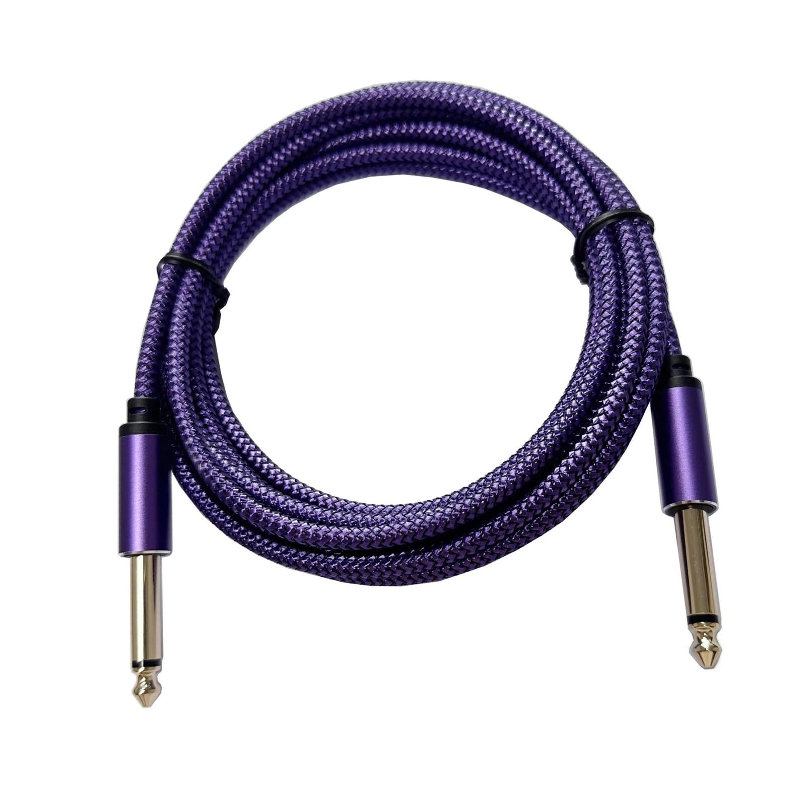 Cable de guitarra de 6,35 mm con tono consistente y jack de un cuarto de pulgada 3
