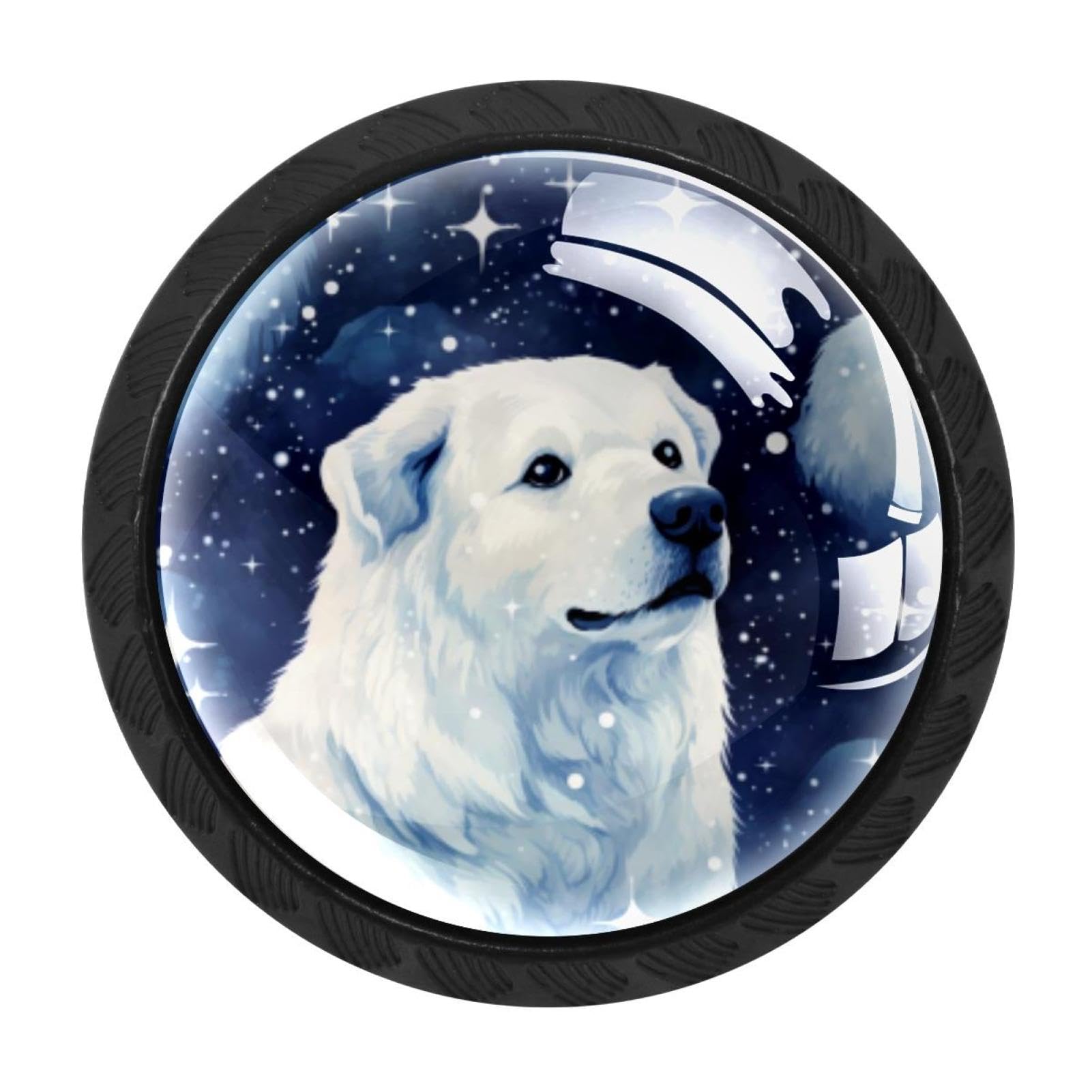 Chenzzzz Multicolored 09 4 Pack Starry Polar Bear Kitchen Cabinet Knobs Drawer Knobs Door Dresser Handles For Personalized Gifts Great For Any Occasion