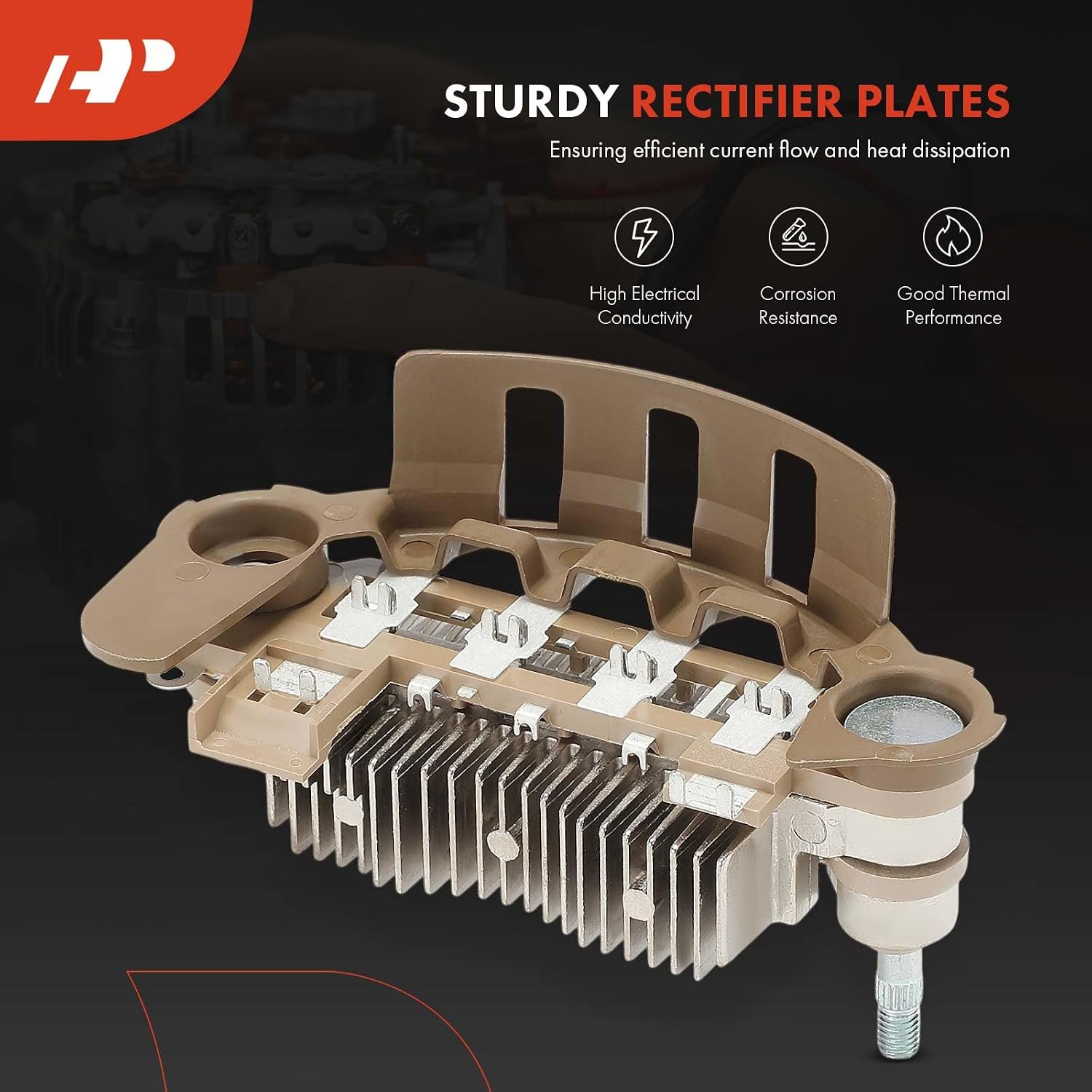 A-Premium Alternator Rectifier Compatible with Honda