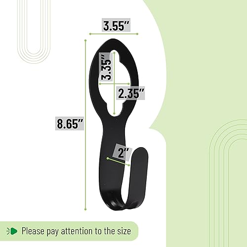 Miniatura 2 de UNCO Colgador de manguera de jardín de metal, compatible con manguera de 50 pies de 58 pies, portátil, soporte para colgar