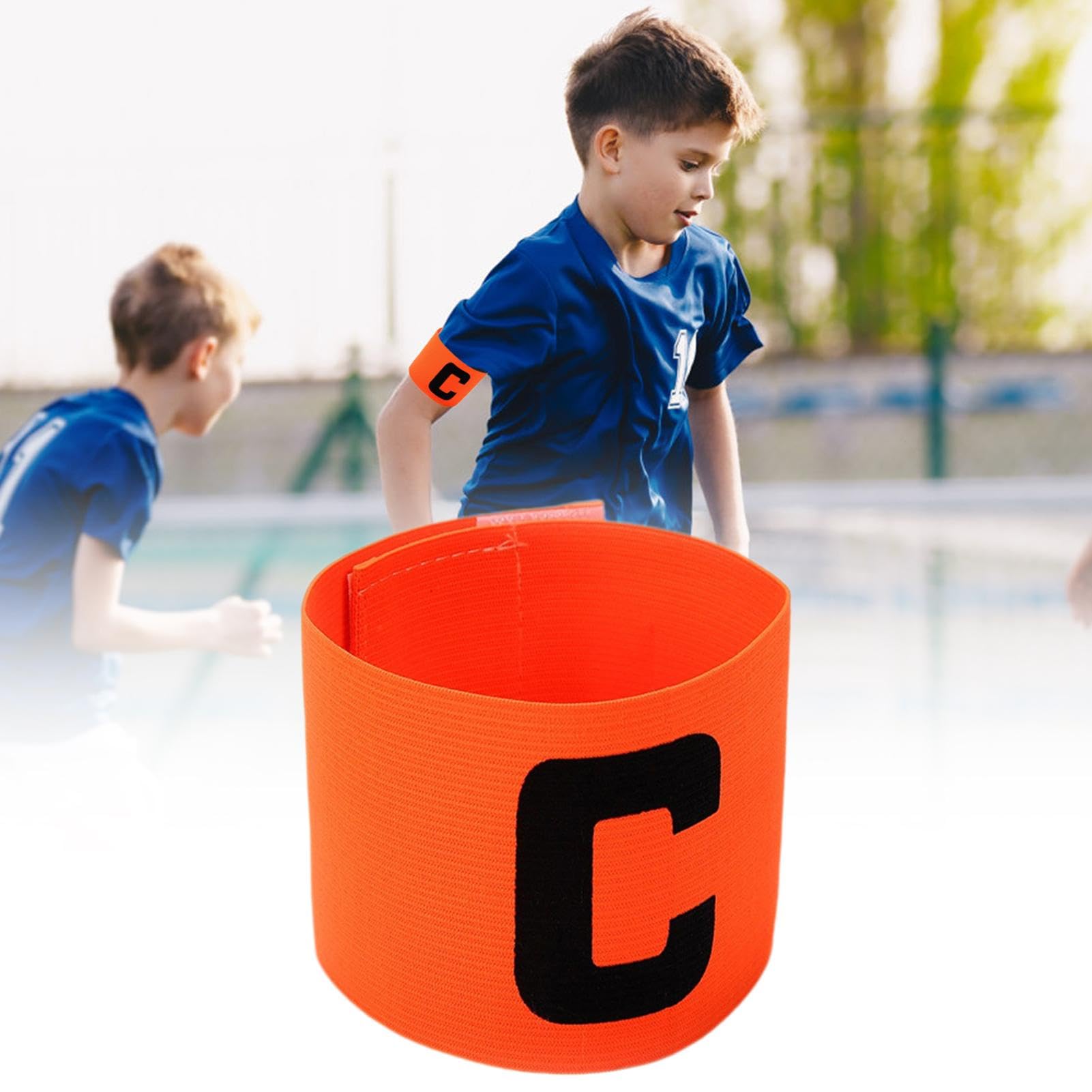 Armband - Football Captains Armbanden | Captain Armband | Volleybal Team Captain Arm Band | C Armband | Voetbal Training Sectionele groepering Sleeve Badge Voor Voetbal, Basketbal, Volleybal, Tennis
