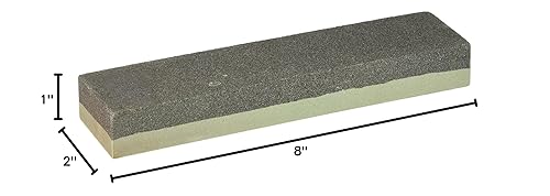 Miniatura 2 de Winco SS-821 Piedra de afilar combinada 8 pulgadas por 2 pulgadas por 1 pulgadas mediano negro gris