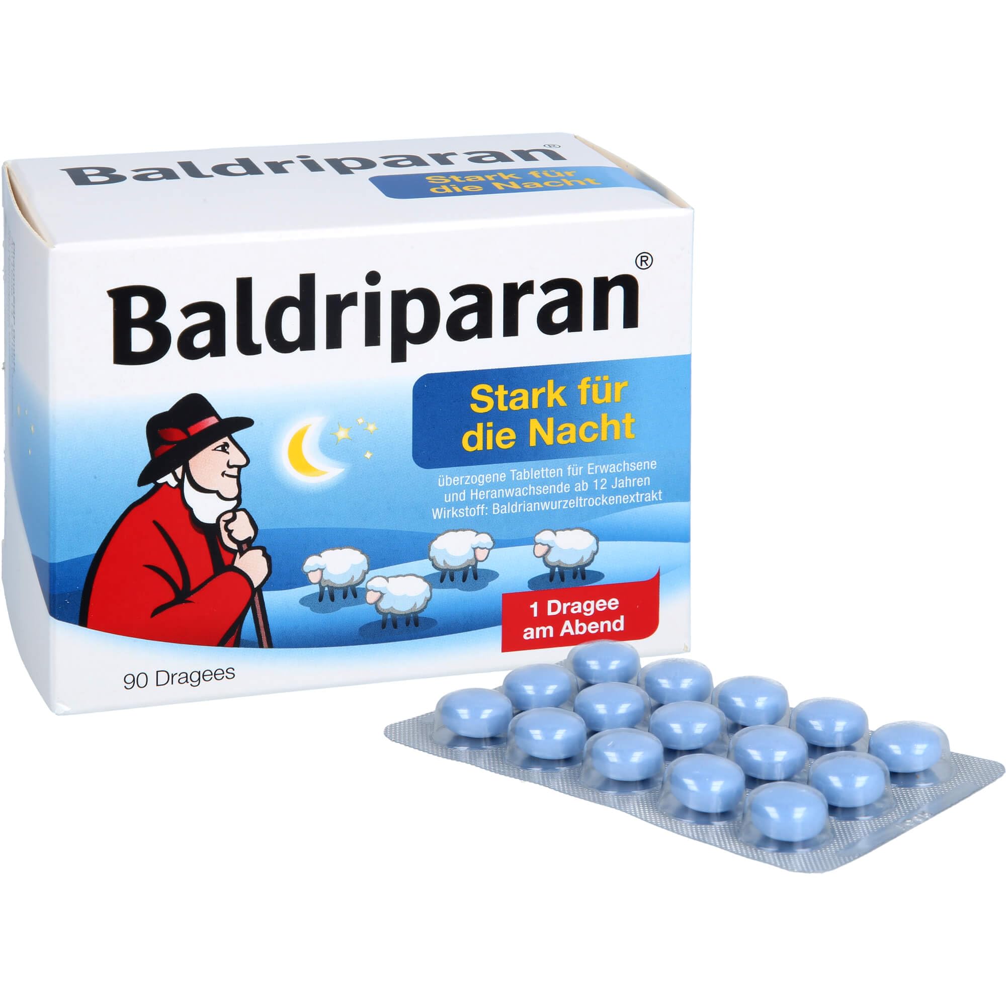 Baldriparan Stark für die Nacht 90 stk