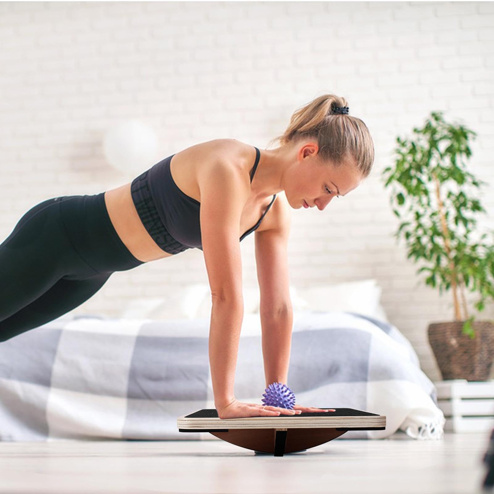 ✦美品✦Yura Balance board バランスボード　体幹トレーニング 体幹バランストレーニング ユラミンゴ バランスボード 体幹