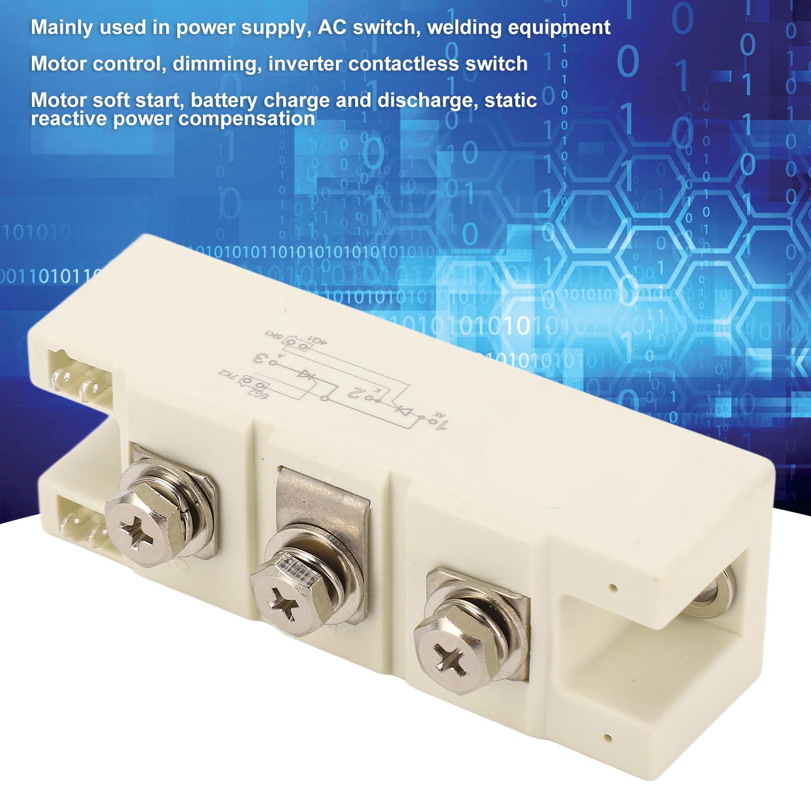 Module redresseur Thyristor 200A 1600V, Structure soudée Haute Puissance pour Alimentation Industrielle, équipement de soudage de Commande de Moteur