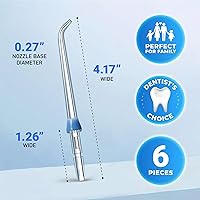 Vista 6 de Puntas de repuesto para Waterpik, cabezales de repuesto para Waterpik (6 puntas clásicas de chorro)