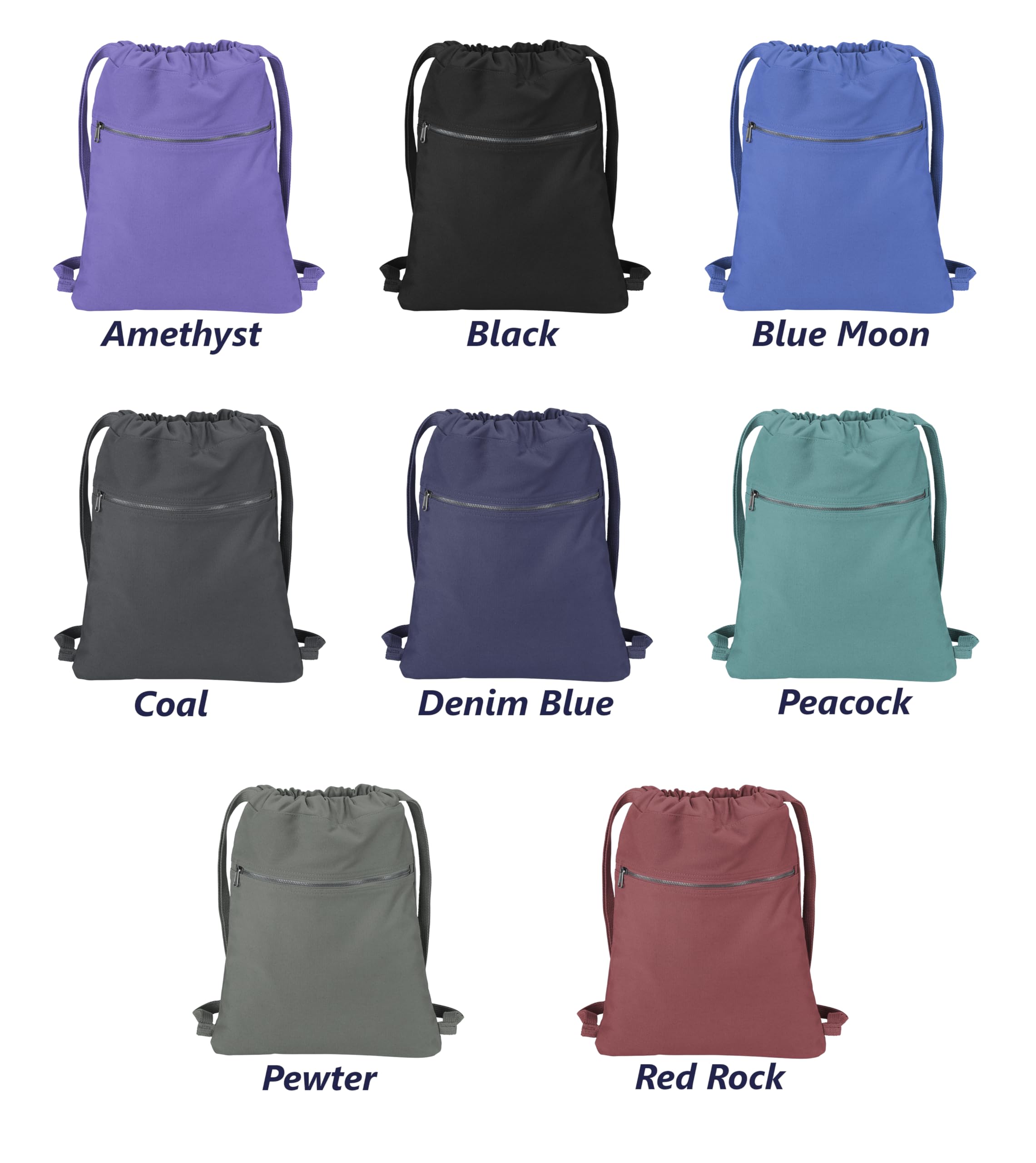 My Little Doc Personalized Beach Wash Cinch Pack, Drawstring Backpack Men Women, Monogrammed Name, Bridesmaid Gift, Coal