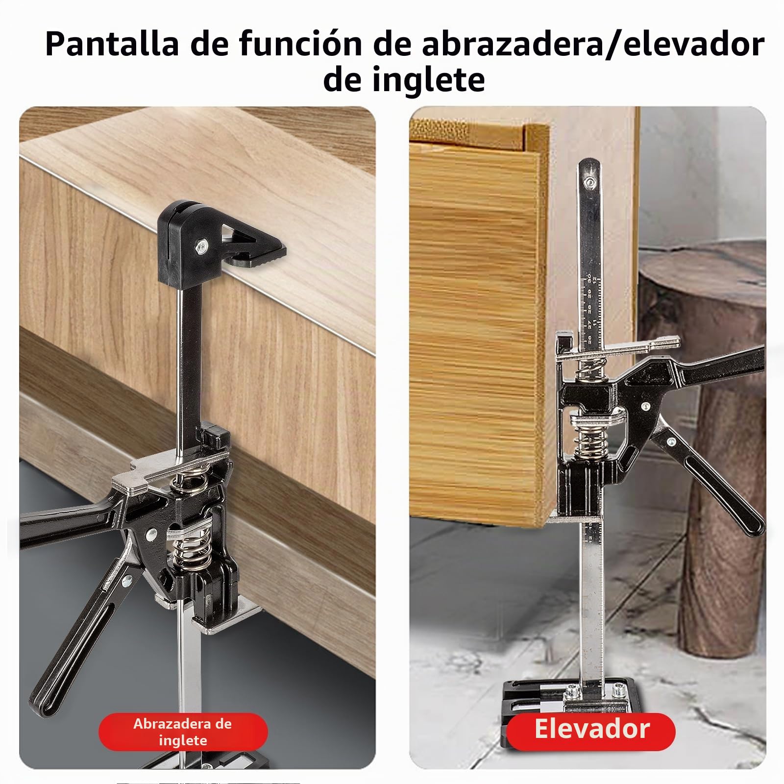 Brazo ahorrador de trabajo,2 piezas Elevador de Tablero de Puertas Duradero Con Escala 39cm,Hasta 880 lbs/400 kg, Multifunción Levantador de Azulejos,Para Puertas,Armarios,Azulejos de Pared