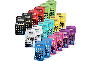Functional Pocket Solar Calculators in Bulk: Empowering Education with 18 Vibrant Tools