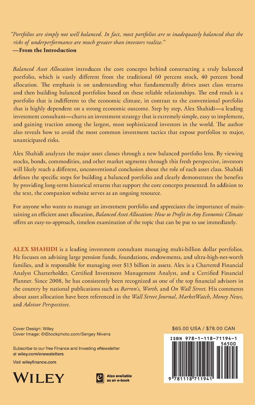 Balanced Asset Allocation: How to Profit in Any Economic Climate (Wiley Finance)