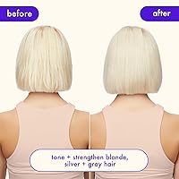 Vista 10 de amika bust your brass cool blonde strength repair shampoo