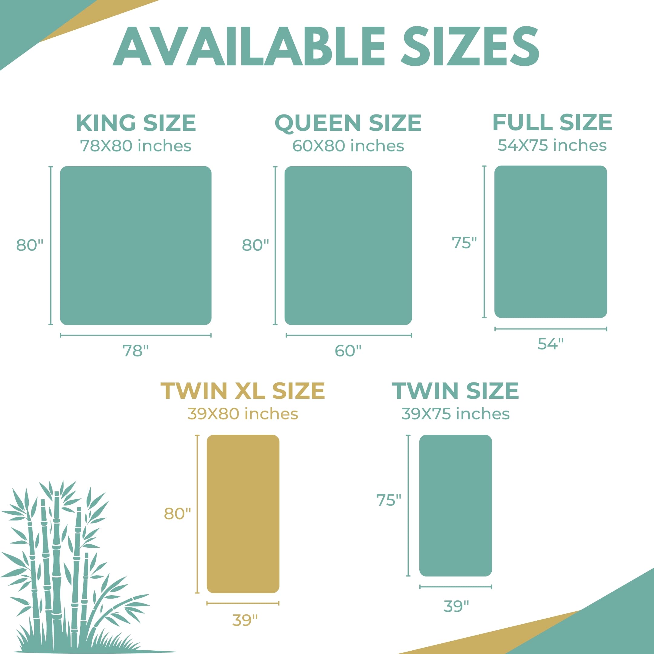 Rozmiar Twin XL | wodoodporny ochraniacz na materac | hipoalergiczny, chłodzący pokrowiec na materac, prześcieradło z gumką o głębokości do 45 cm | 100% wiskoza bambusowa | wg Rest Line Premium
