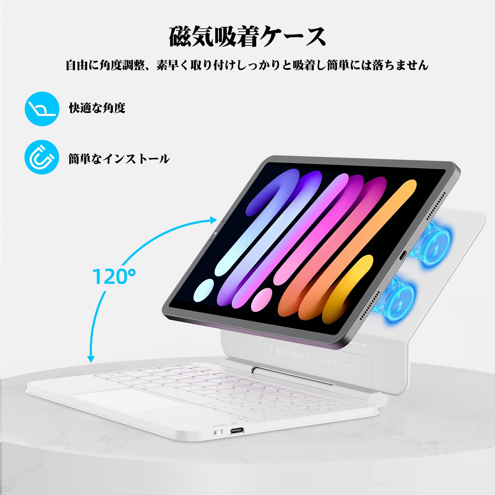 マジックキーボード2024Mini 7 第7世代&2021Mini 6 第6世代 Amazon.co.jp: BETTDOW マジックキーボード 2024 Mini 7 A17 Pro 第7
