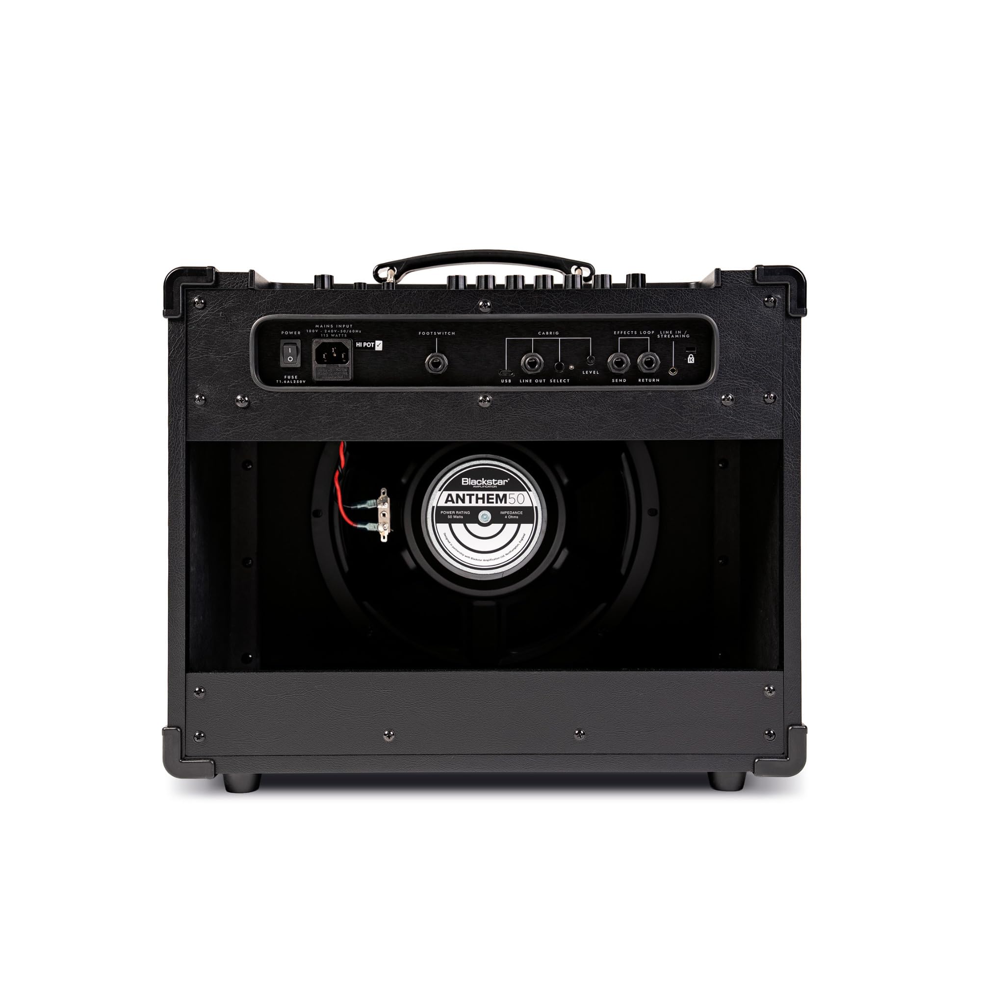Blackstar ID:X 50 Digitaler 50W Gitarren-Combo-Verstärker mit integrierten Effekten, sechs Amp-Voices, variablen Leistungsmodi, USB-C- und XLR-Ausgang für Zuhause, Studio und Bühne
