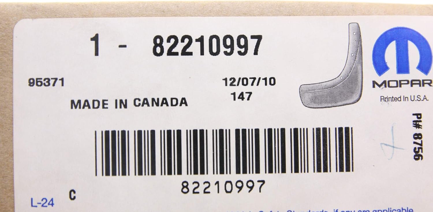 Chrysler Genuine 82210997AB Splash Guard