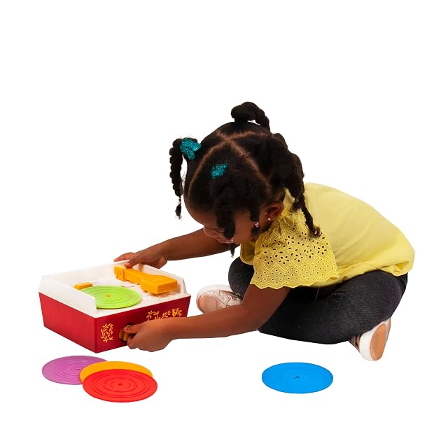 Foto 6 de 8 de Fisher Price Clásicos 1697 - Tocadiscos Estilo Caja de música, Juguete Musical para bebés; Juguete…