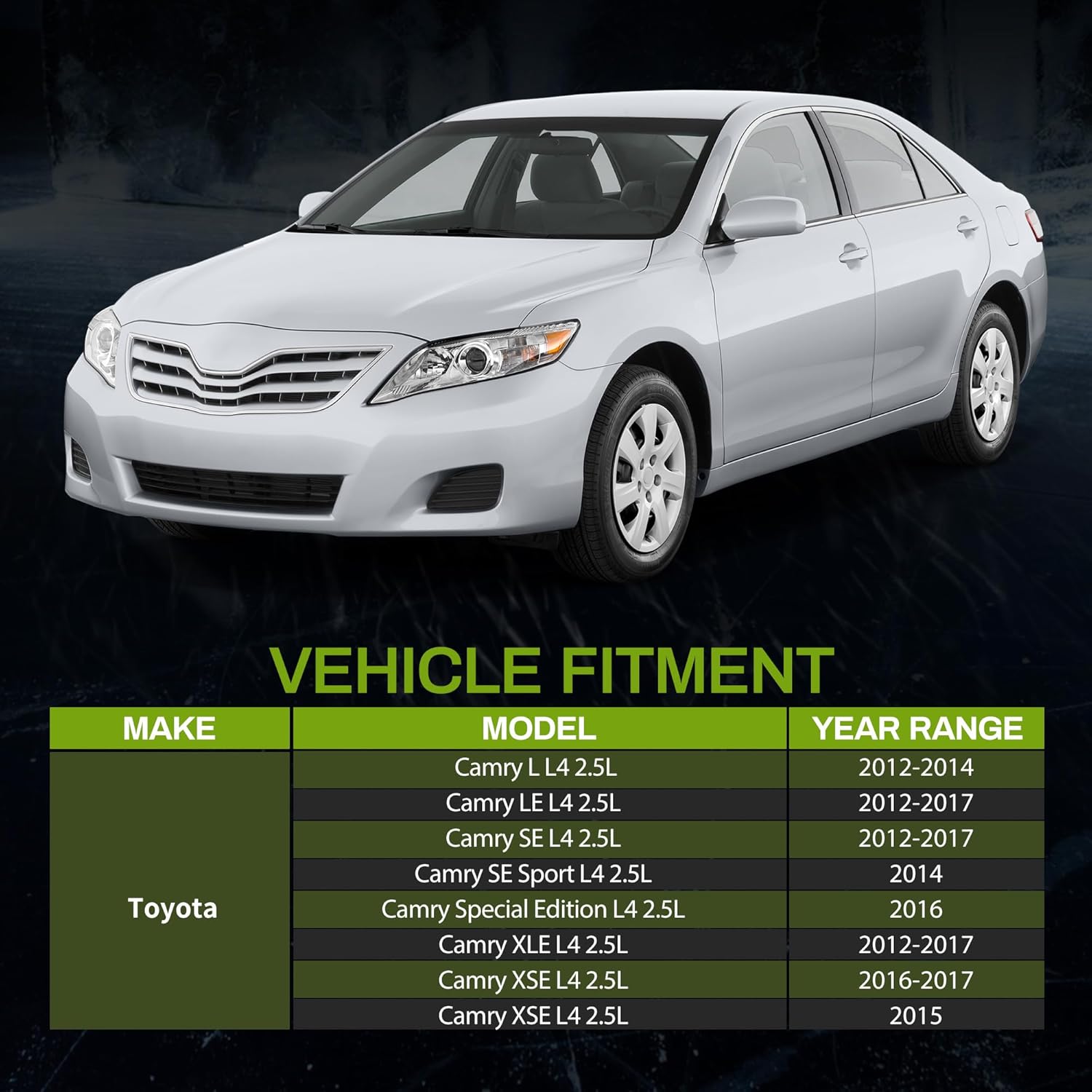 autosaver88 radiator compatible with 2012 2013 2014 2015 2016 2017 camry 2.5l l4 12-17 camry