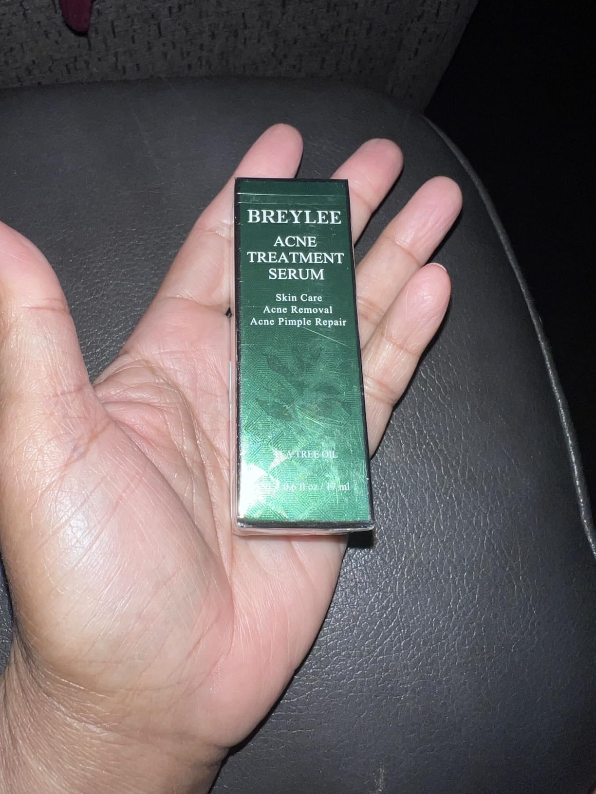 BREYLEE Tea Tree Acne Treatment Serum, Salicylic Acid & Centella Asiatica Serum for Severe Acne, Breakouts, Pimple Remover,Skin Repair (20ml,0.67oz)