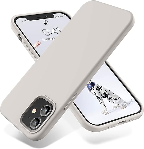 OTOFLY - Carcasa para iPhone 12 y iPhone 12 Pro de 6.1 pulgadas (2020), serie sedosa y suave al tacto Suave silicona líquida de alta calidad,
