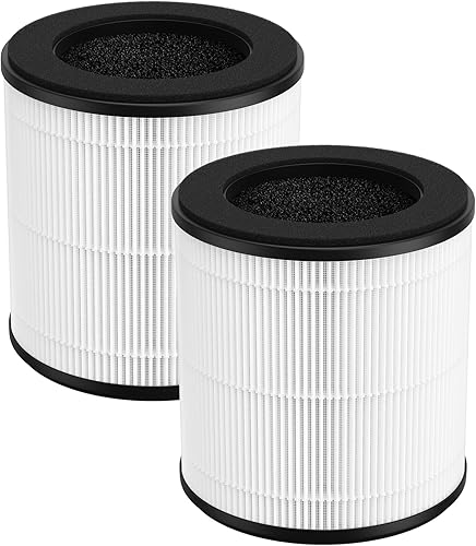 B-d02l - Filtro de repuesto para MOOKA y KOIOS B-D02L Air Puri Fier, 3 en 1 H13 True HEPA filtro de repuesto, paquete de 2 disponible en Yaxa Colombia
