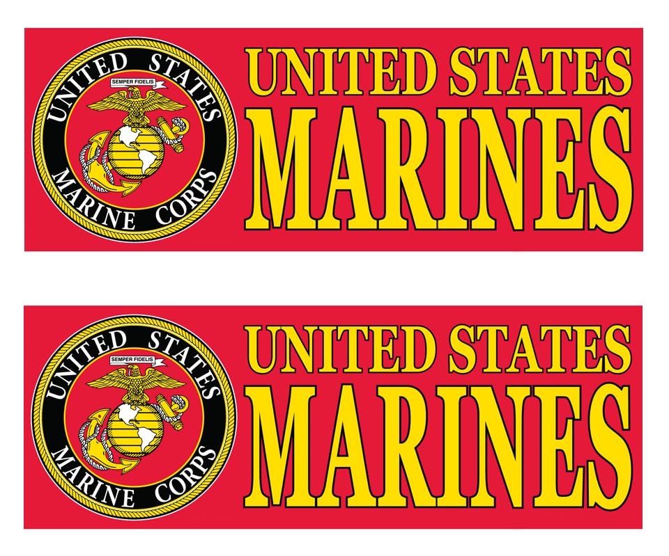 Sticker USMC Marines pour voiture et autocollant de pare-chocs résistant