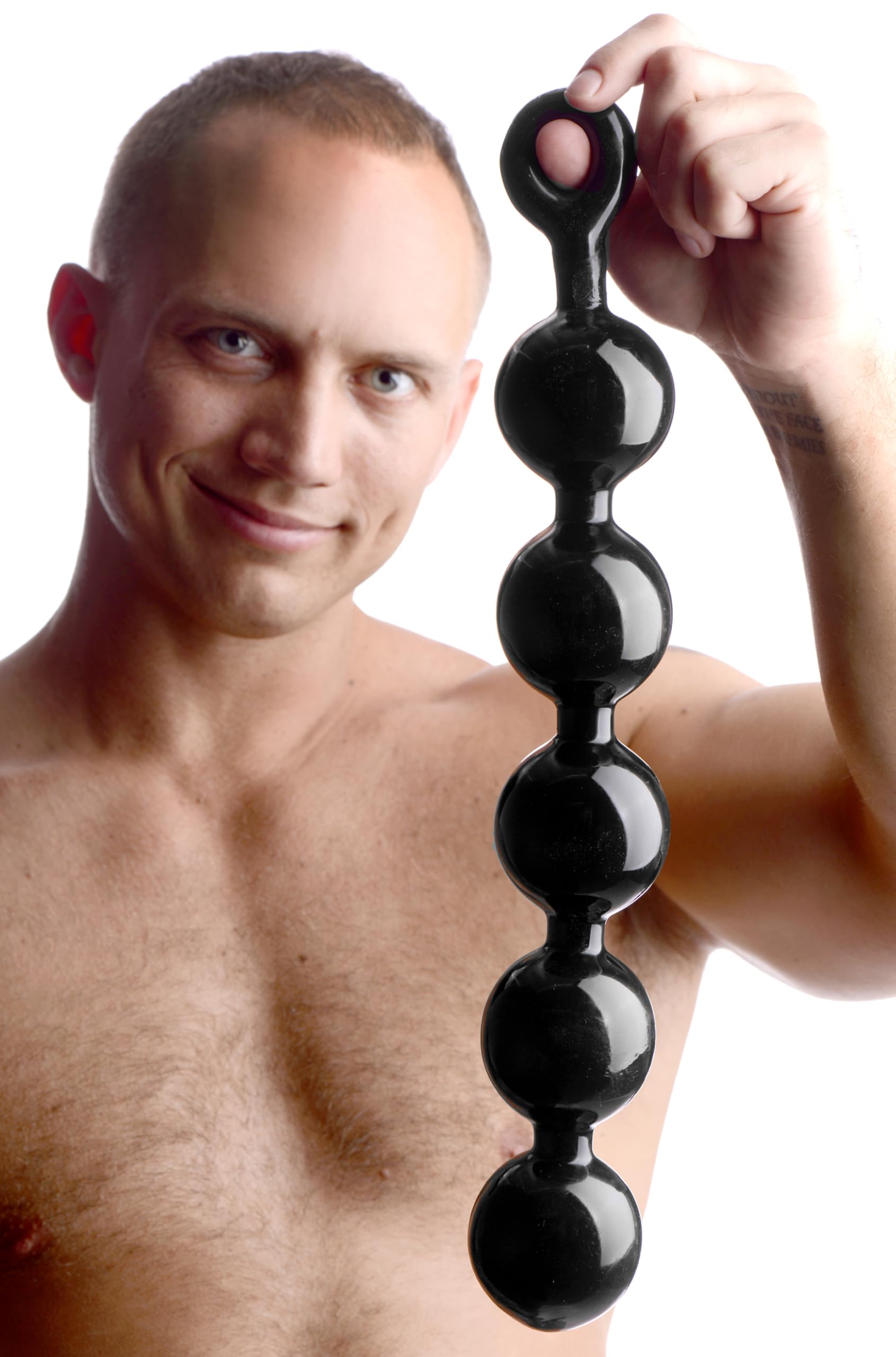 Master Series Black Baller Anal Beads