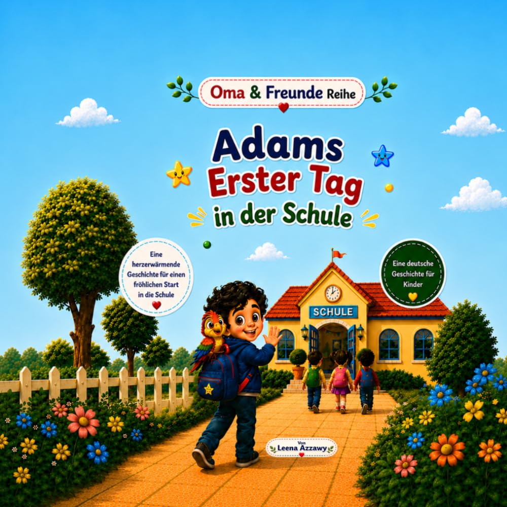Adams Erster Tag in der Schule: Eine liebevolle Geschichte über Mut, Freundschaft und den ersten Schultag (Oma & Freunde Reihe)