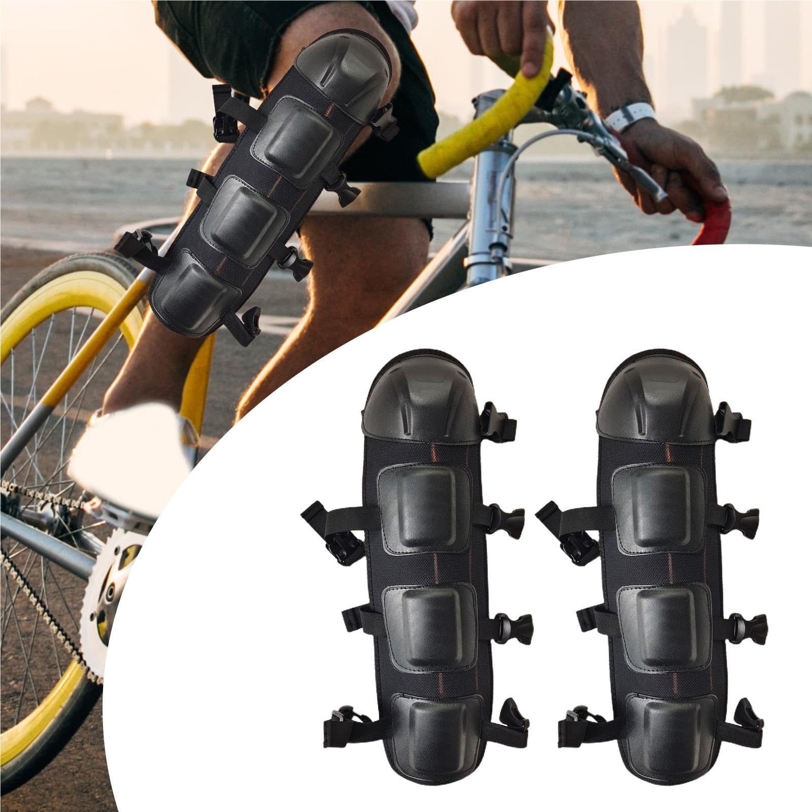 Rodilleras de trabajo, rodilleras, protector suave para piernas, motosierra, espinilleras, ciclismo, bicicletas de montaña, jardinería, equitación