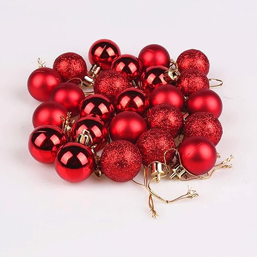 Miniatura 2 de Juego de bolas para árbol de Navidad, adornos de bolas colgantes de Navidad, decoración decorativa para el hogar, vacaciones, fiestas, decoración de
