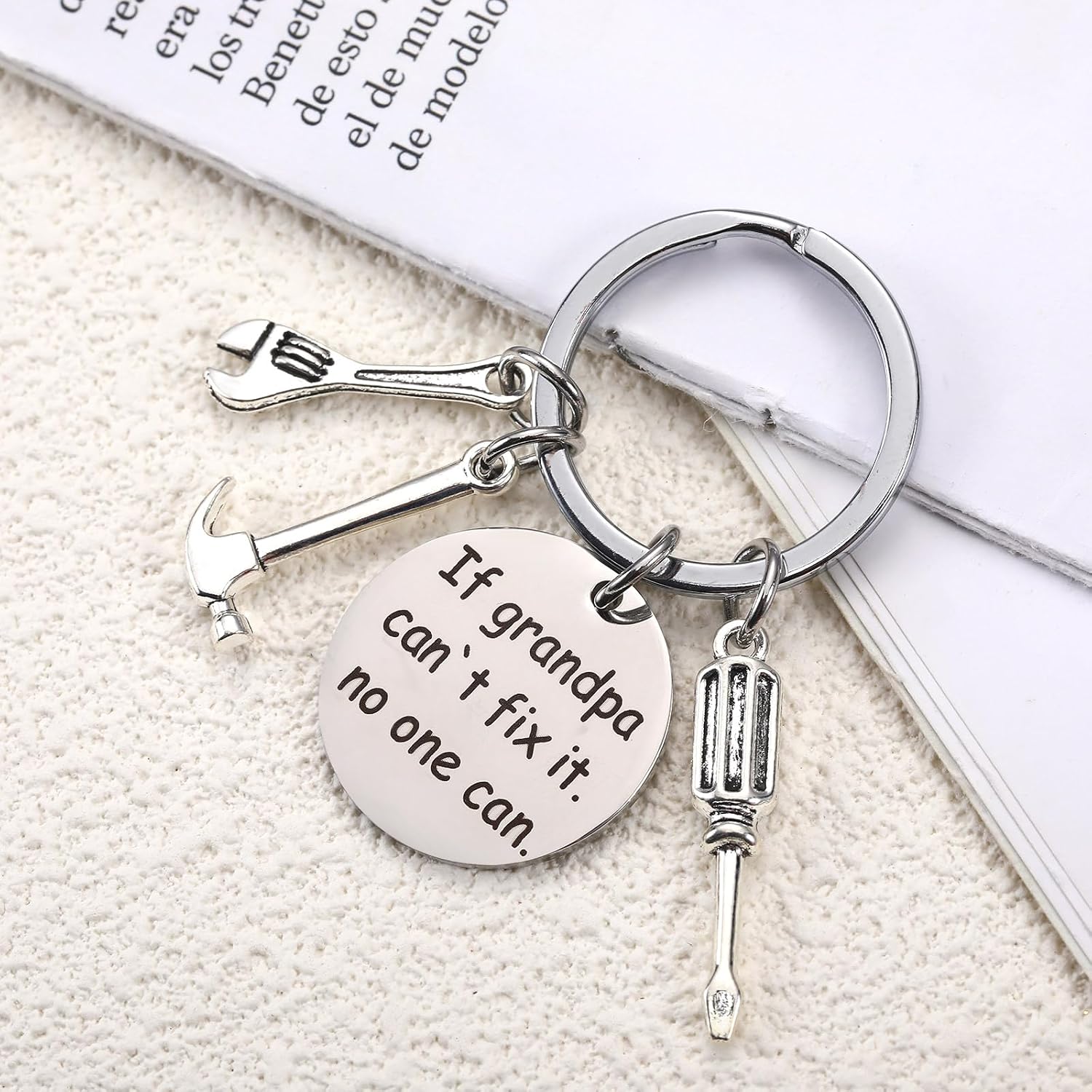 Dad Grandpa Papa Uncle Mom Keychains Bulk Gift image 4
