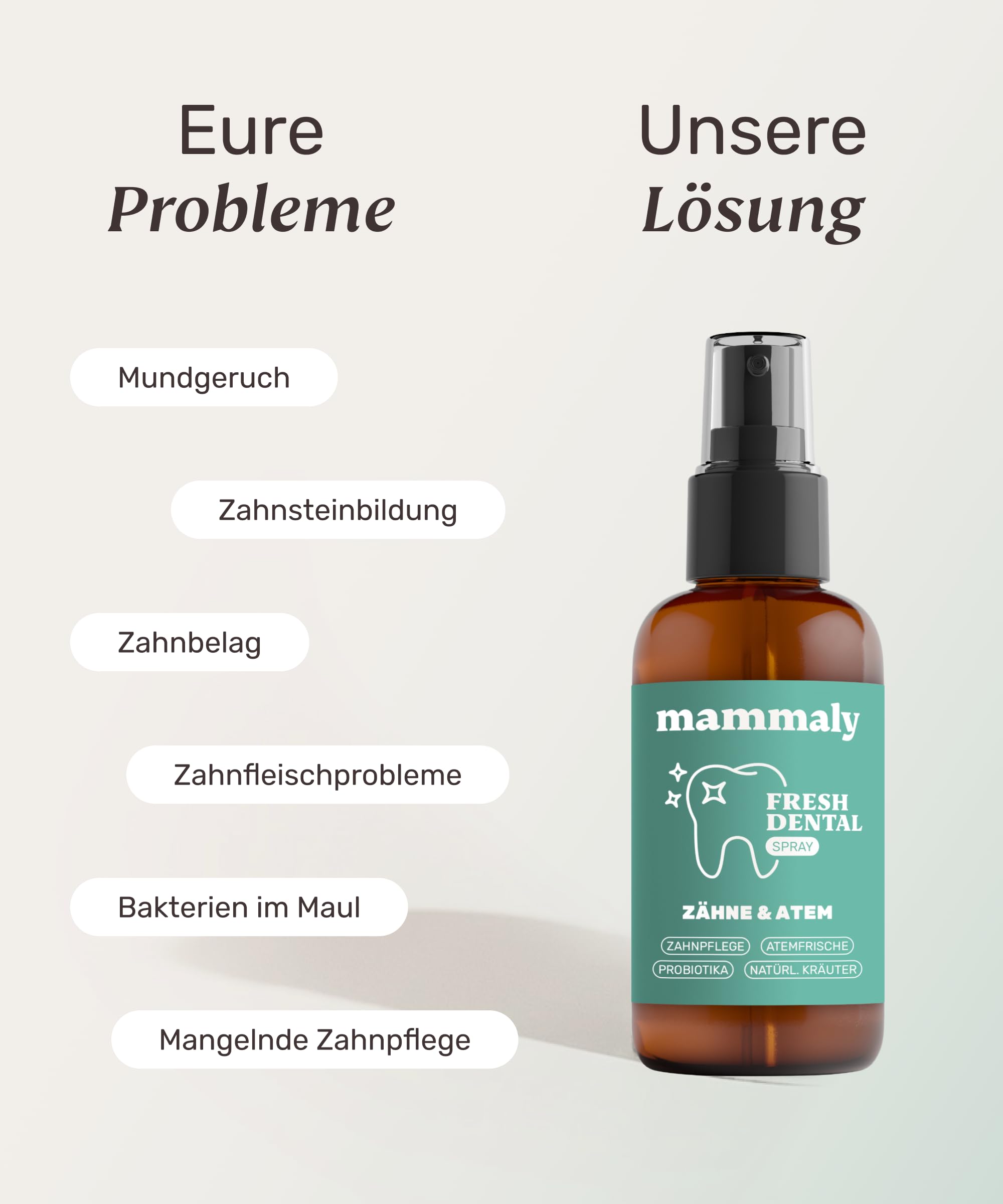 mammaly NEUHEIT 2026: Fresh Dental® Zahnpflege-Spray (bis 90+ Tage)