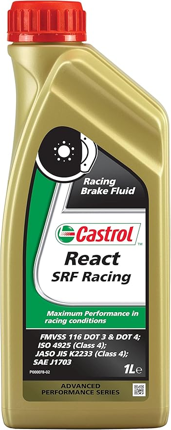 Castrol REACT SRF Racing Brake Fluid 1L, Versión anterior